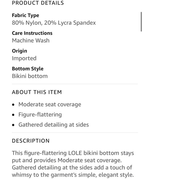 🆕 Lole Caribbean striped bikini bottom pin… - Picture 10 of 13